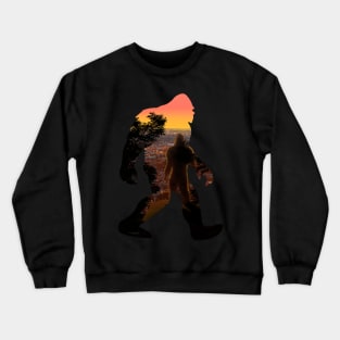 Big Foot At Sunset Crewneck Sweatshirt